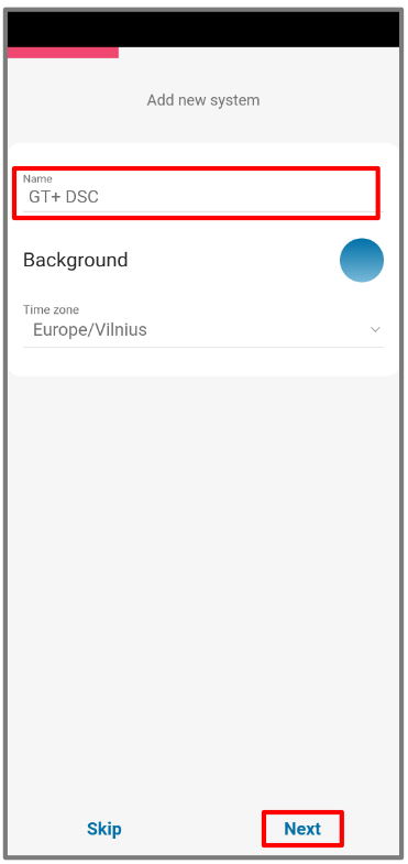Agregar nuevo sistema